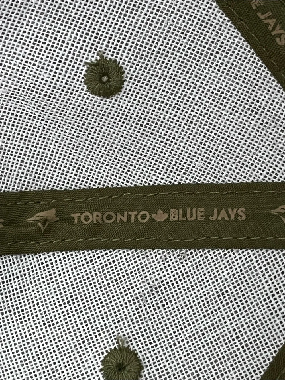 Toronto Blue Jays Major League Baseball Army Green Maple Leaf Men's Flat Brim